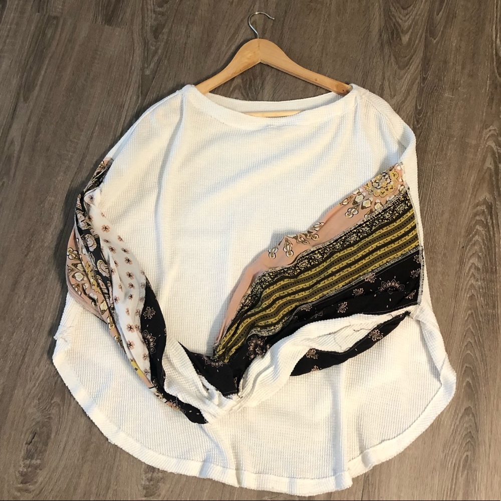 Free People Tapestry Sleeve Thermal | M